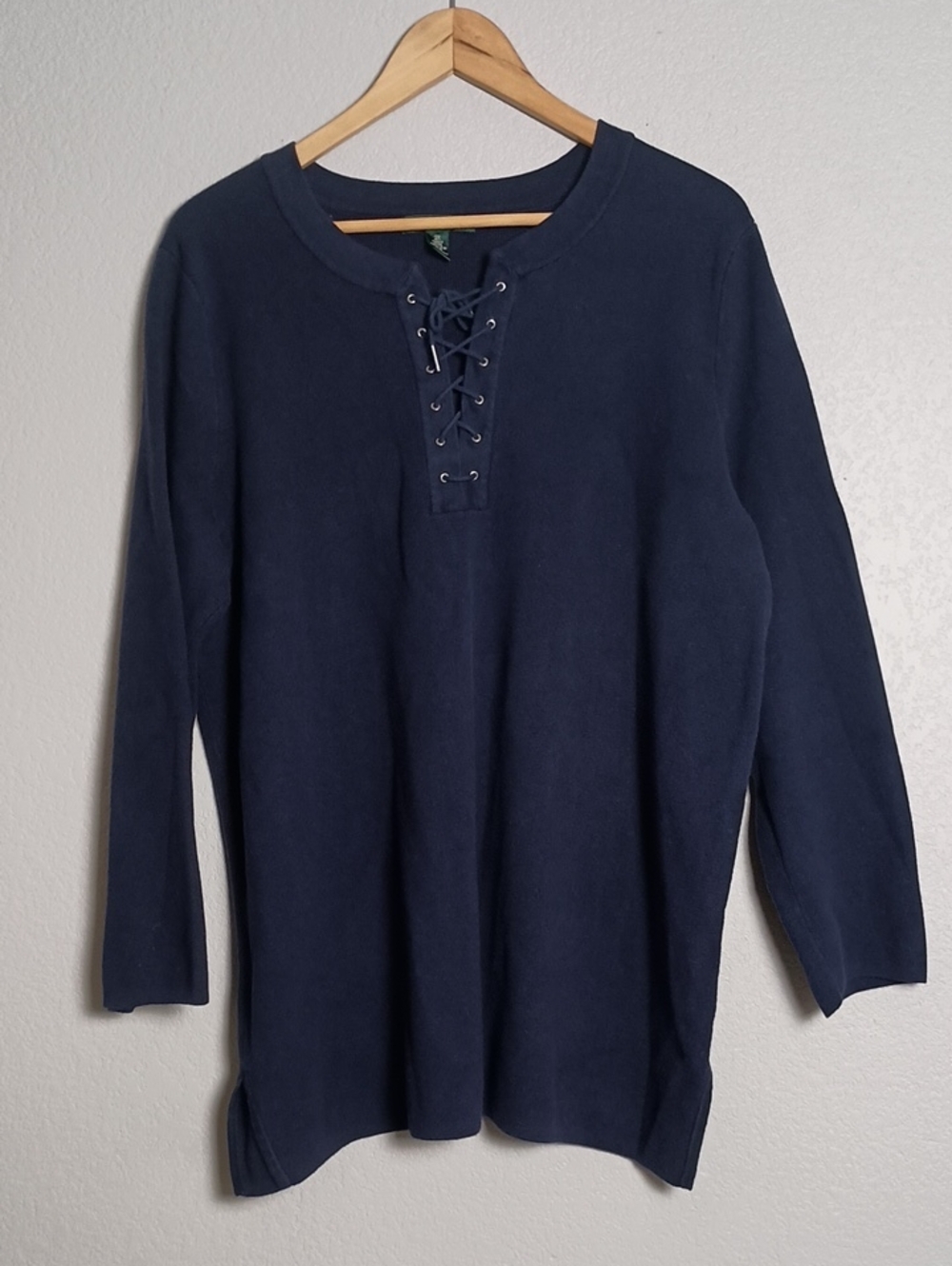 Women's Lauren Ralph Lauren Plus Size Sweater Navy Blue Size 2x